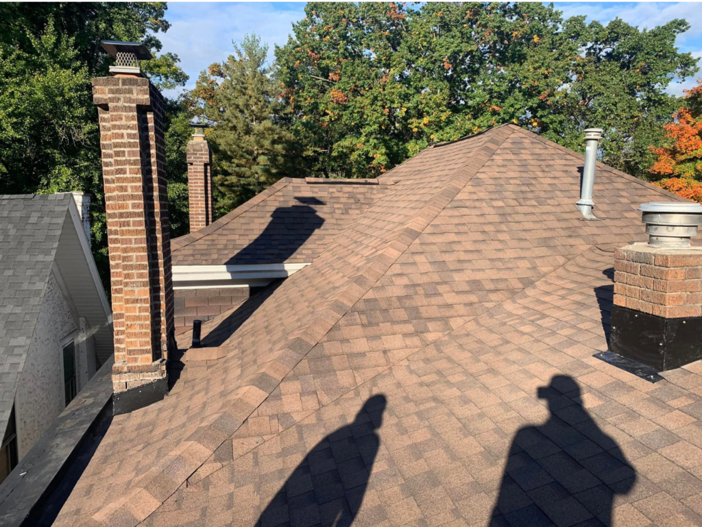 Shingle roof