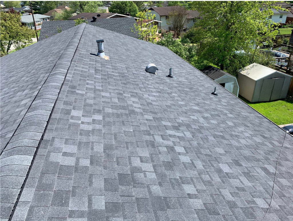 Shingle roof