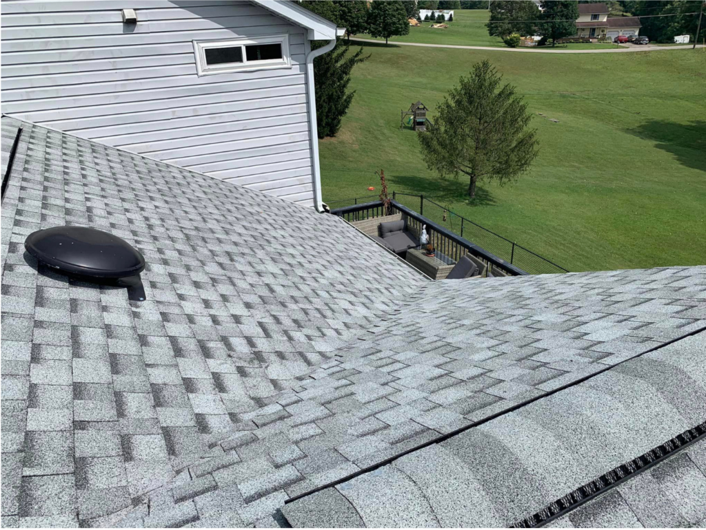 Shingle roof